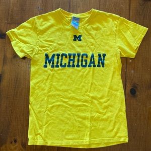Yellow, Small Michigan T-shirt